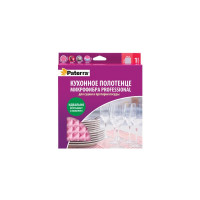 Полотенце для сушки посуды PATERRA микрофибра, Professional, 50х40см 406-036