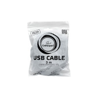 Кабель-удлинитель Cablexpert USB2.0 Pro, AM/AF, 3м, экран, черный CCF2-USB2-AMAF-10