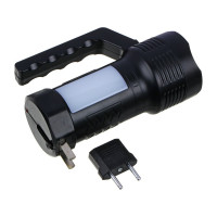 Фонарь ЕРМАК прожектор, 1 LED+12 LED, 1Вт+3Вт, 800мАч, вилка 220В, 14х10см, 2 режима, пластик 223-004