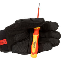 Шлицевая отвертка NEO Tools 0.4 x 2.5 x 75 мм, 1000 В 04-130