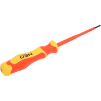 Шлицевая отвертка NEO Tools 0.6 x 3 x 100 мм, 1000 В 04-131