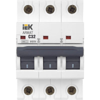 Автоматический выключатель IEK ARMAT M06N 3P C 32А AR-M06N-3-C032