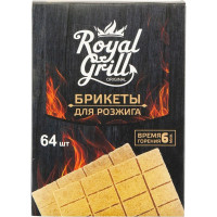 Брикеты для розжига ROYALGRILL 64 кубика, 80-139
