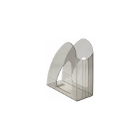 Вертикальный лоток для бумаг BRAUBERG Delta 240х90х240 мм тонированный серый 237241