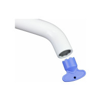 Смеситель для раковины Bronze de Luxe SCANDI белый глянцевый 1451W