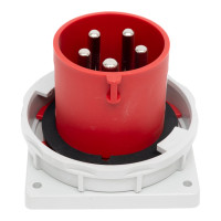 Встраиваемая вилка INPIN 63A/400V/3P+N+E/IP67, фланец 106x110 CA3658