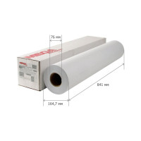 Бумага широкоформатная InkJet Комус 70г 841ммх175 76мм 703942