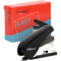 Энергосберегающий степлер EASY до 25 листов № 10 черный INFORMAT SE10-25B