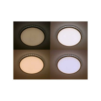 Накладной светодиодный cветильник Светкомплект Cry-r 60 rgb tx ir rc chr/wh CRYR60RGB