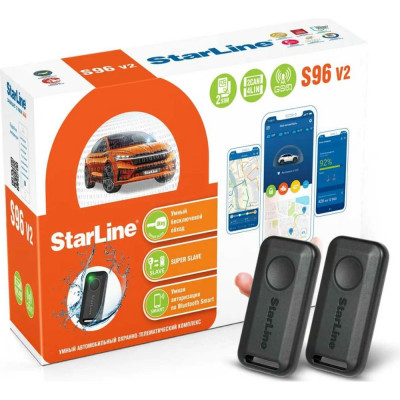 StarLine Охранно-телематичекий комплекс S96 v2 BT 2CAN+4LIN 2SIM GSM 4002891