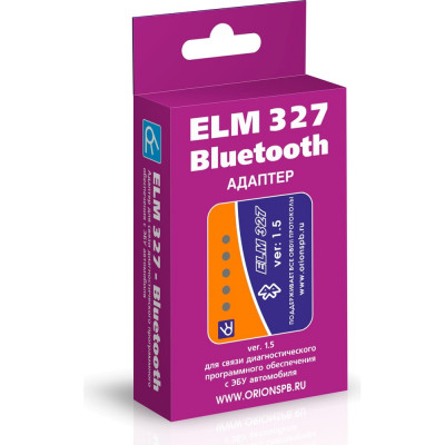 Вымпел Адаптер ELM Bluetooth 327 ARM (для диагностики авто) 3130