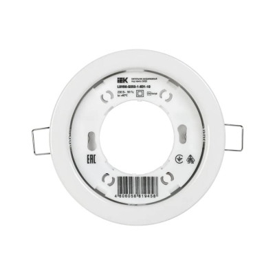 Встраиваемый светильник IEK Lighting LUVB0-GX53-1-K01-10