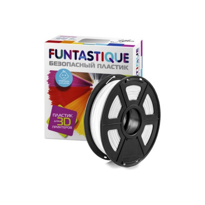 FUNTASTIQUE Пластик в катушке (abs,1.75 мм,1 кг), цвет белый ABS-1KG-WT