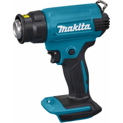 Makita Аккумуляторный тепловой пистолет (фен) LXT 18В, 550 град,кейс,насадки, защита от перезапуска.(без аккум. и з/у) DHG180ZK