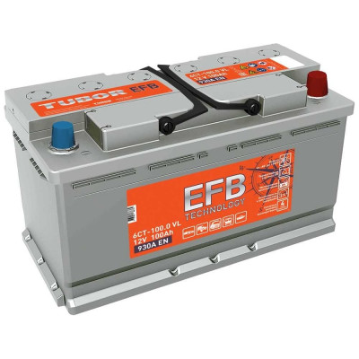 TUBOR Аккумулятор EFB 6СТ-100.0 VL 4607008886764
