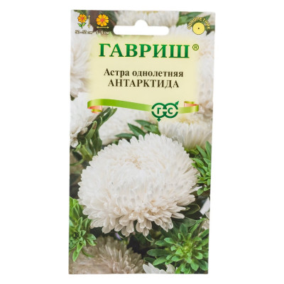 ГАВРИШ Астра Антарктида, однолетняя (пионовидная белая) 0,3 г 002698