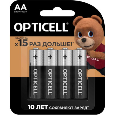 OPTICELL Батарейки AA 4шт 5051001