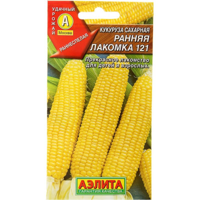 АРТИКУЛ Кукуруза сахарная Ранняя Лакомка 121 7 гр. + /евро/ 4630009397748