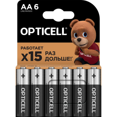 OPTICELL Батарейки AA 6шт 5051006