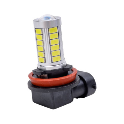 МАЯК Светодиод 12V Н11, Н8, Н16 All-in-one 31SMD (5730) 16W PGJ19-2 WHITE LENS 360 ULTRA A-27 12H11\A-27