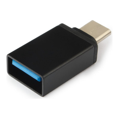 Гарнизон Переходник USB3.0 Type-C(M)/AF, с поддержкой OTG, черный, пакет, GCC-A-USB3-CMAF