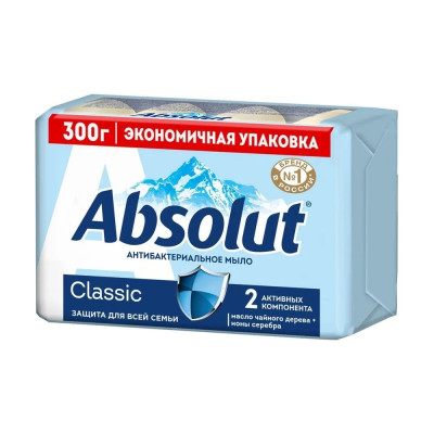 ABSOLUT Мыло твердое ' ABS' ультразащита, 4 по 75 гр 6066