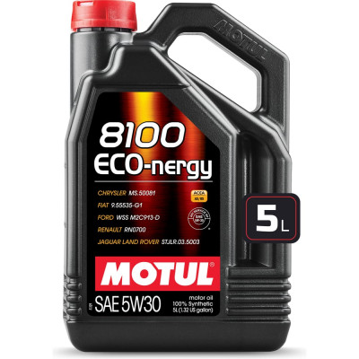 MOTUL Синтетическое масло 8100 ECO-nergy 5W30 5л 111686