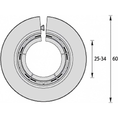 Ideal Обвод универсальный для труб Ф25-34мм 