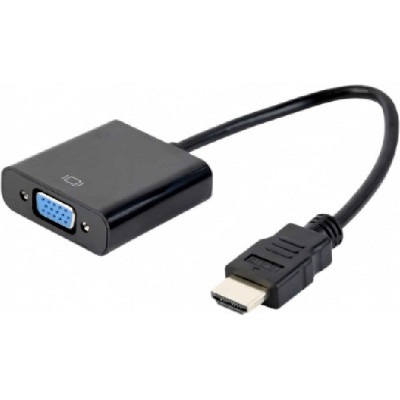 Filum Адаптер 0,15 м,, 1920x1080, разъемы: hdmi a male-vga female-mini jack female, пакет FL-A-HM-VGAF-mjack-0,15M