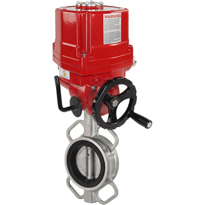 Затвор DN.ru 316L-316L-NBR Ду80 Ру16 с электроприводом EX-010 220В D050-02444