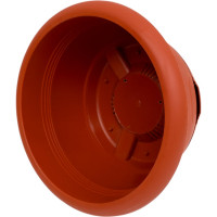 Кашпо с поддоном ФлораПласт Миска 30 терракотовое, 5 л 001007