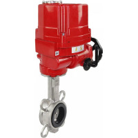 Затвор DN.ru 316L-316L-NBR Ду40 Ру16 с электроприводом EX-010 220В D050-02441