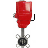 Затвор DN.ru 316L-316L-NBR Ду40 Ру16 с электроприводом EX-010 220В D050-02441