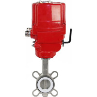 Затвор DN.ru 316L-316L-PTFE Ду40 Ру16 с электроприводом EX-010 220В D050-02448