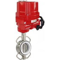 Затвор DN.ru 316L-316L-PTFE Ду80 Ру16 с электроприводом EX-010 220В D050-02451