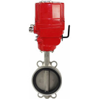 Затвор DN.ru 316L-316L-EPDM Ду100 Ру16 с электроприводом EX-010 220В D050-02429