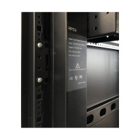 Кронштейн Hyperline PMR-2U-TM-RAL9005 2U, Т-пазы + крепеж типа "монетка", цвет черный RAL900 444559