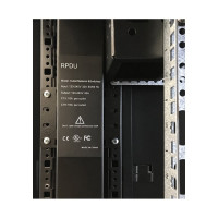 Кронштейн Hyperline PMR-2U-TM-RAL9005 2U, Т-пазы + крепеж типа "монетка", цвет черный RAL900 444559