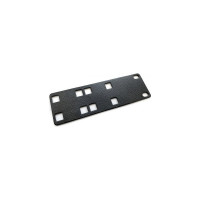 Кронштейн для крепления Hyperline PMV1-RAL9005 19 дюймового и вертикального оборудования 451303