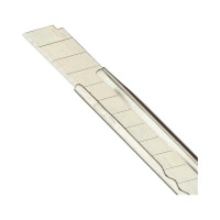 Канцелярский нож Attache 9 мм металлический, фиксатор, цв.металлик 280460