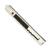 Канцелярский нож Attache 9 мм металлический, фиксатор, цв.металлик 280460