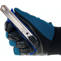 Канцелярский нож Attache 18 мм  с фиксатором и металлическими направляющими 954213