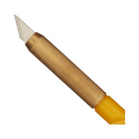 Канцелярский нож-скальпель Attache Selection с перовым лезвием, цвет желтый 280455