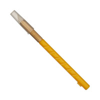 Канцелярский нож-скальпель Attache Selection с перовым лезвием, цвет желтый 280455