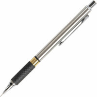 Механический карандаш BRAUBERG Black Jack металлический корпус, резиновый грип, ластик, 0,5 мм 180463