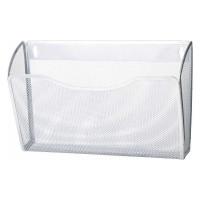 Настенный набор BRAUBERG Germanium из 3 металлических лотков формата А4, серебристый 231975