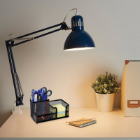 Подставка-органайзер BRAUBERG Germanium металлическая, 3 секции, 102х186х95 мм, черная 231986