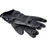 Хозяйственные латексные перчатки UNITRAUM черные, р. XL/10 UN-WJID6010