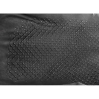 Хозяйственные латексные перчатки UNITRAUM черные, р. XL/10 UN-WJID6010