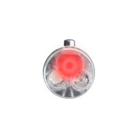 Фонарик-брелок на карабине ЕРМАК 1 LED + УФ + лазер, 3xLR44, алюминий, 6,6х1,2 см 198-072